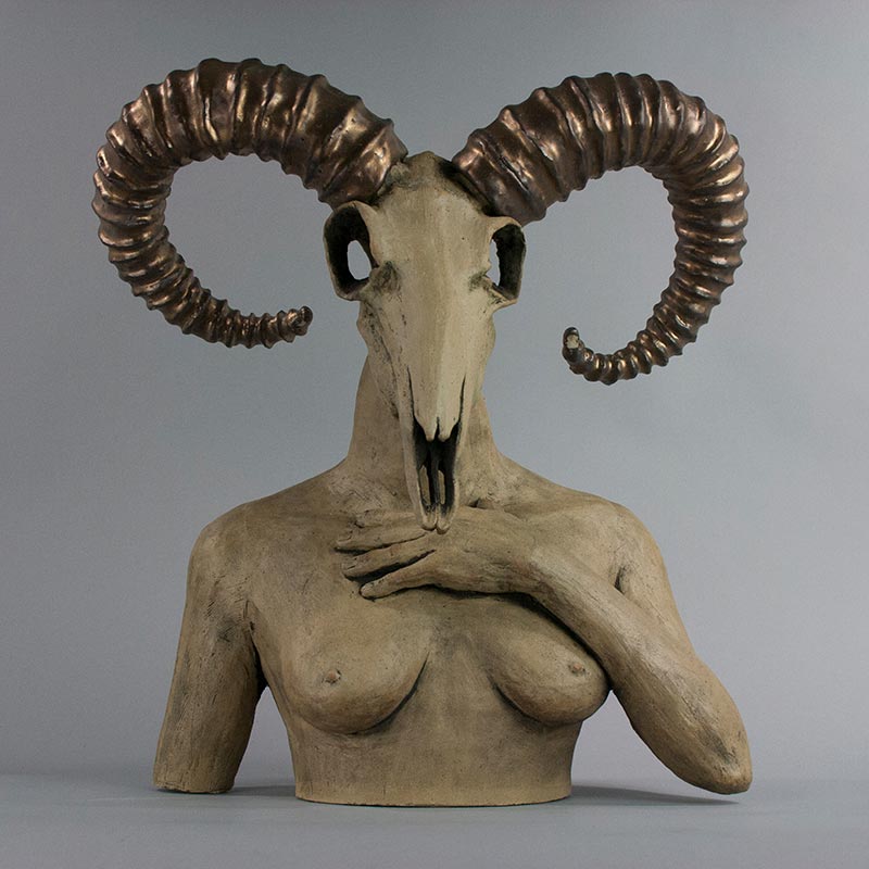  Sierra	Cvach	Hubris	Ceramic 	38" x 12" x 17"	2016 