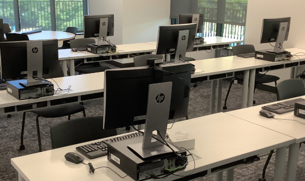 The computers in the TLC classroom