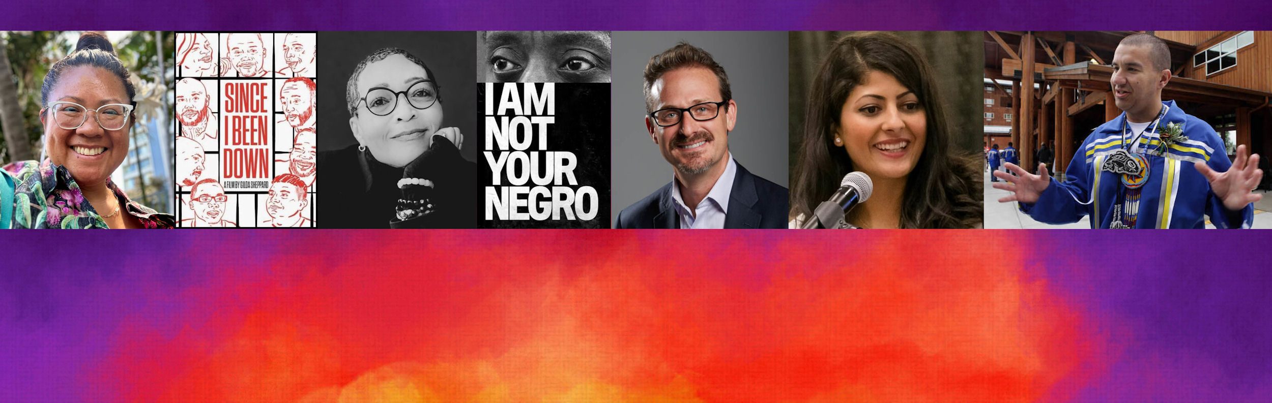  a collage of speakers and films that comprise Social Justice Week 2026 