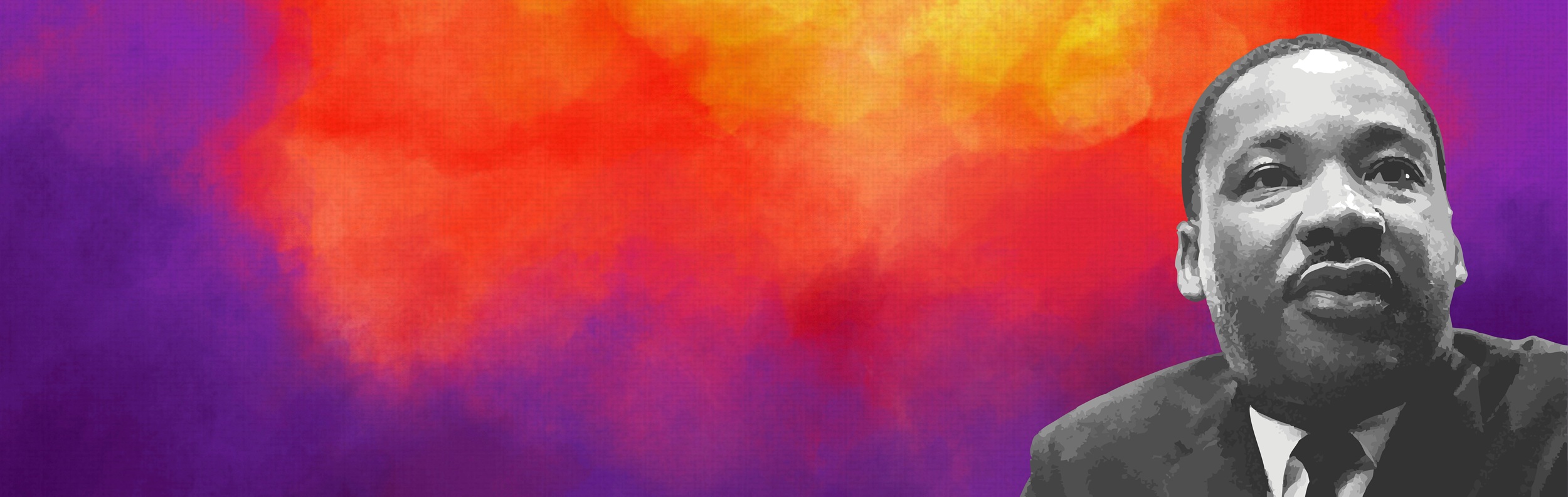  stylized image of Martin Luther King Jr. 
