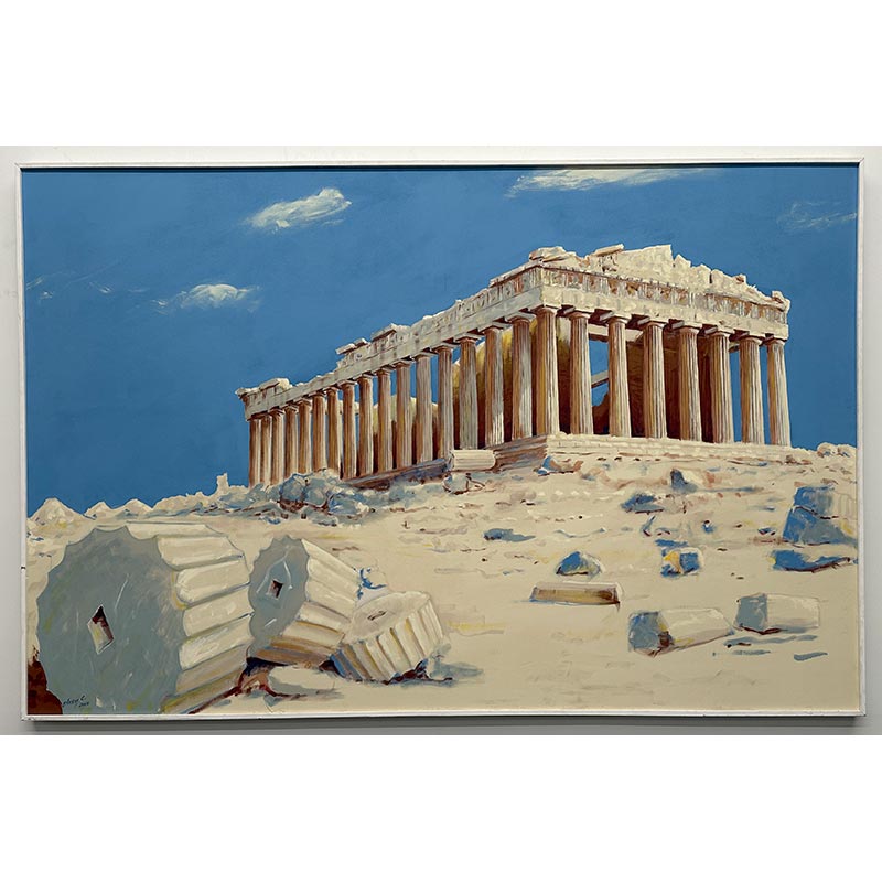 Elroy Christansen  Untitled (Parthenon)  Oil on Canvas  2008