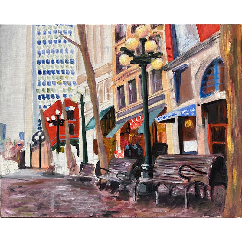 Michelle	DeWilliams	Untitled (Pioneer Square)	Oil on Canvas	24" x 30"	2004