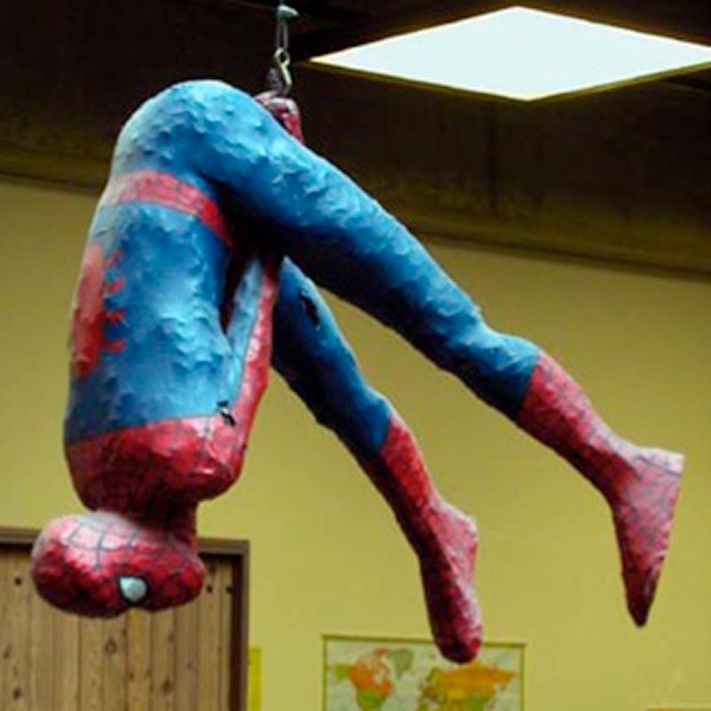 Randy	Gustavson	Spiderman	Paper mache and Wire	~ 4' x 5''	1972