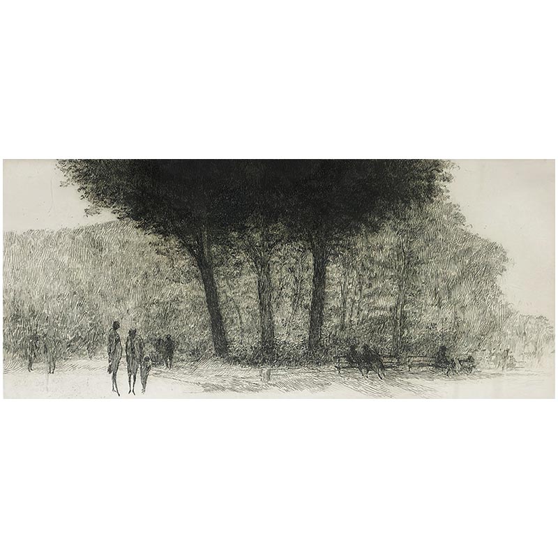 Al	Harrison	Three Trees, 131/150	Etching	7 1/2" x 17" image, 15 1/4" x 24 1/2" framed