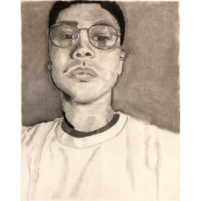 Austin	Khner	Potatoe Wedges	Charcoal on Paper	22" x 18"	2019