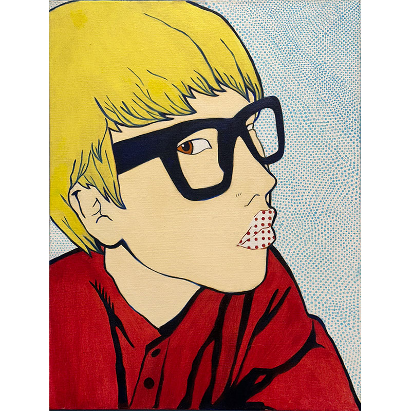 DJ	Lim	Self Portrait	Oil on Canvas	23 3/4" x 18"	2013