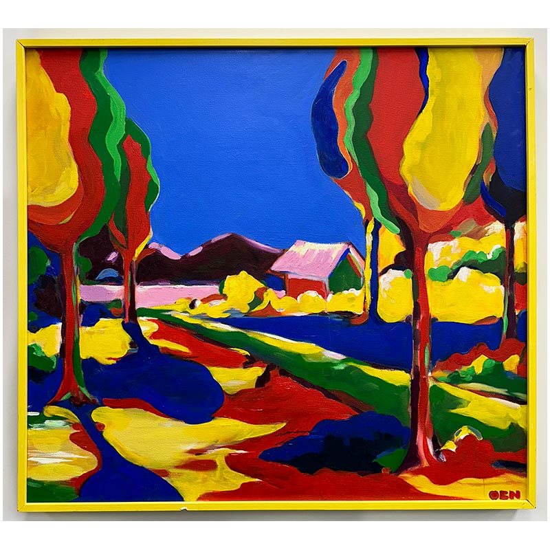 Obe Huy	Nguyen	Untitled (landscape)	Oil on Canvas	41" x 45"	C. 2009