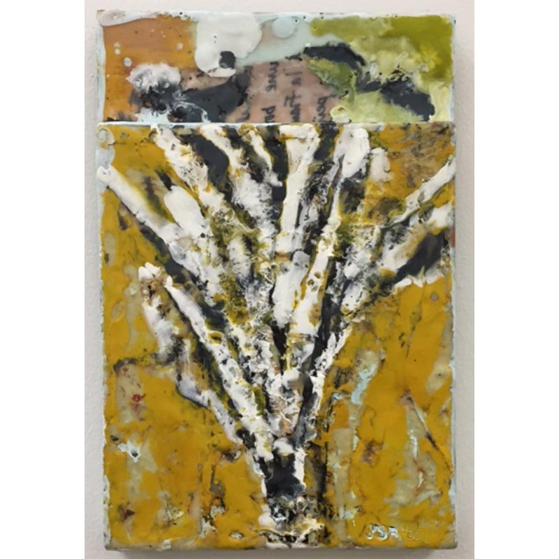 Joan Stuart	Ross	La France	Encaustic	13" x 8 1/2"	2000