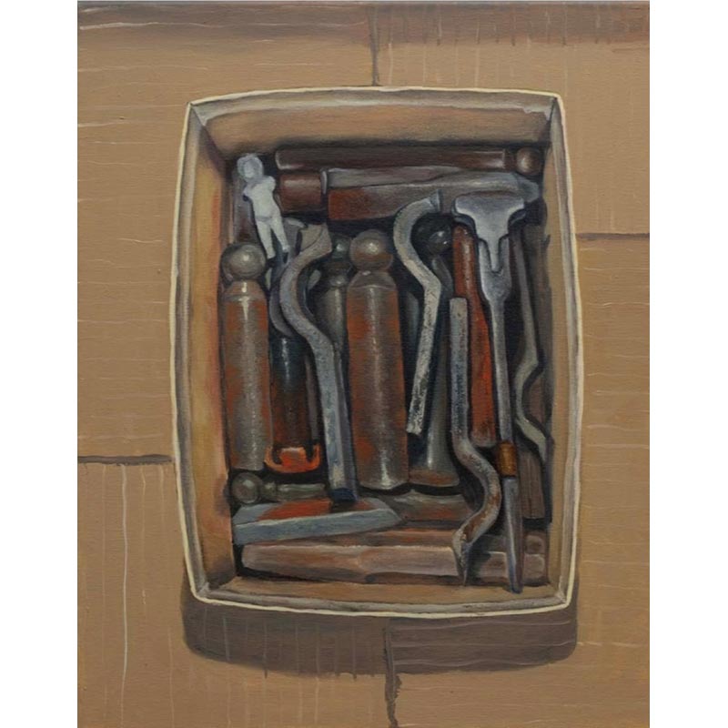 Monica	Salazar	Toolbox	Oil on Canvas	16" x 20"	2023