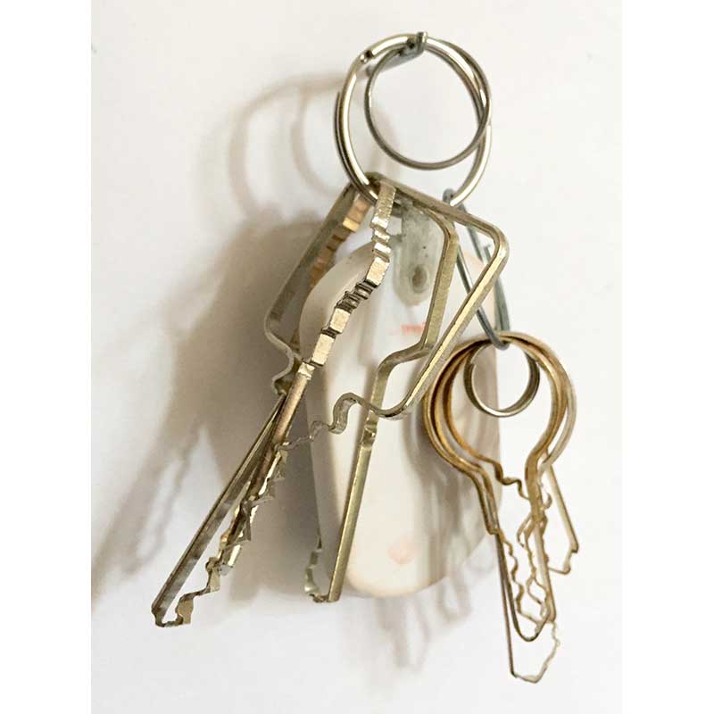 Barbara	Smith	Opened (Seattle)	Discarded Keys from NSC, Rubber, Steel	2.5" x 1.5" x 4"	2014