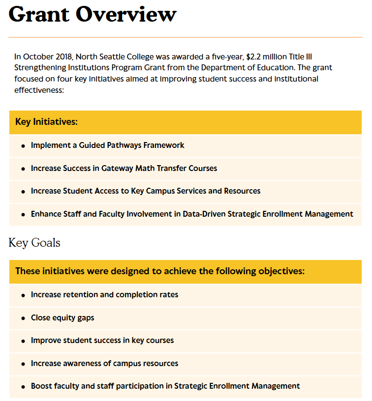 title III overview