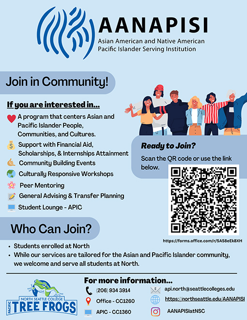Join AANAPISI North Seattle College