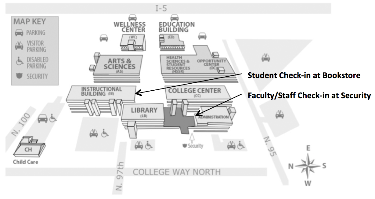 Campus Entry map
