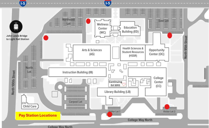 event parking map